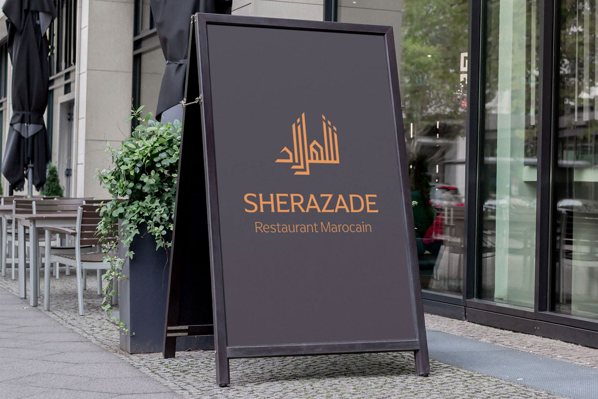 Logo restaurant sherazade